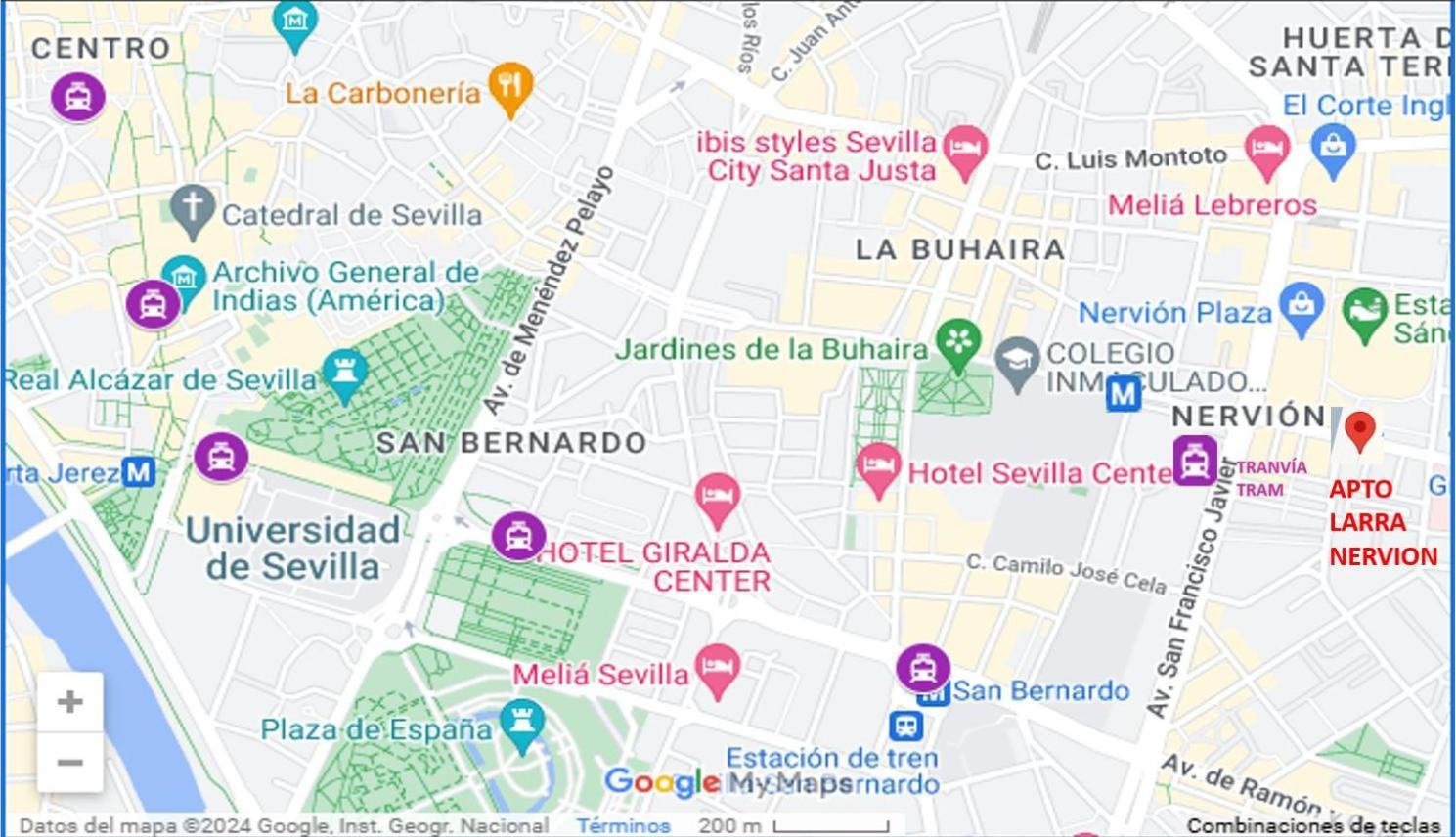 塞维利亚Larra Nervion Subway Tranvia公寓 外观 照片